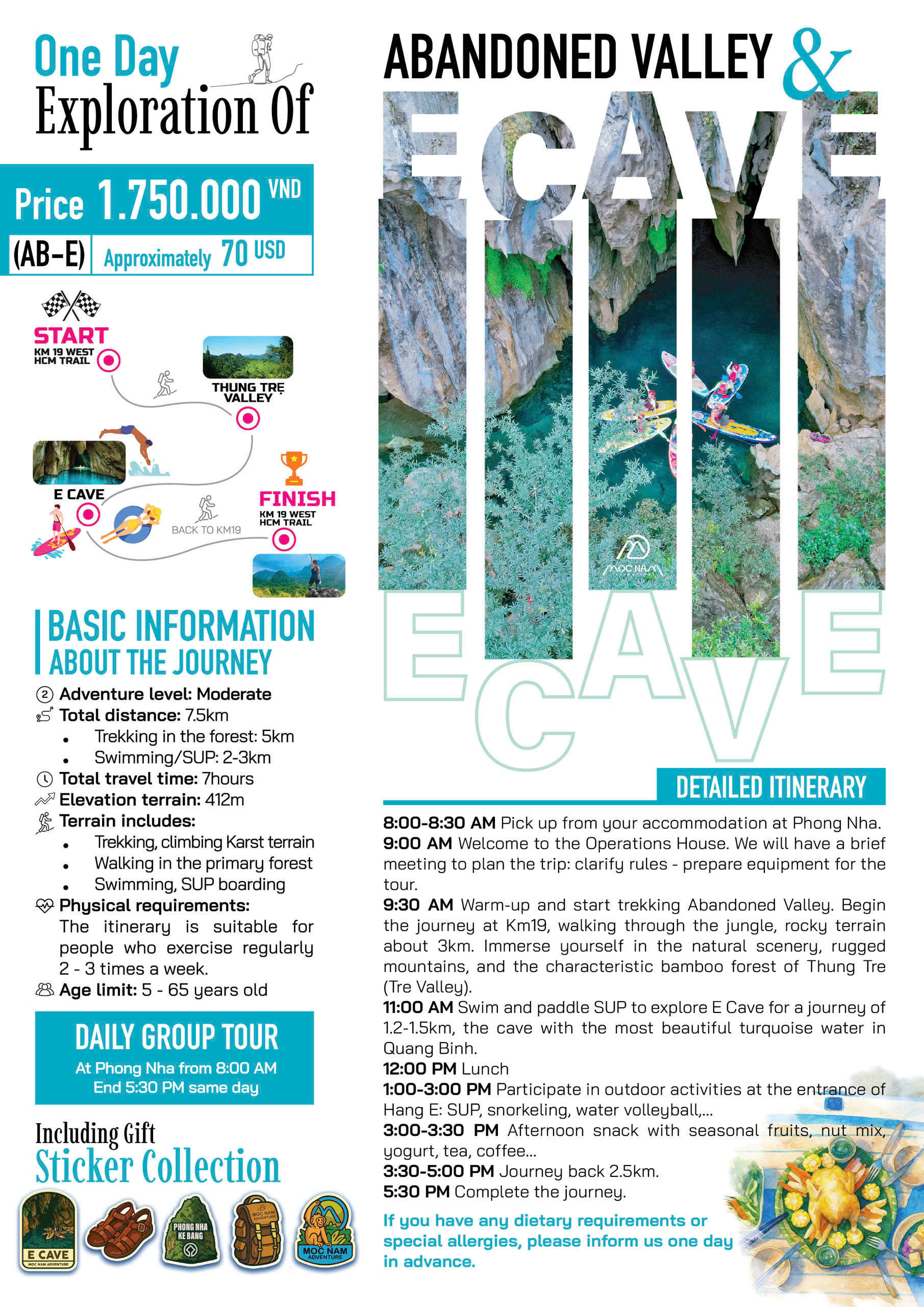 Abandoned Valley & E Cave 1 Day